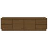 vidaXL TV Cabinet Honey Brown 176x37x47.5 cm Solid Wood Pine