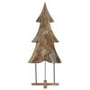 vidaXL Christmas Tree with Stand Brown 180 cm Solid teak wood