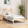 vidaXL Bed Frame without Mattress 90x200 cm Solid Wood