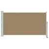 vidaXL Side Awning 100% polyester iron steel