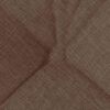 vidaXL Seat Cushions 4 pcs Brown 40 x 40 x 12 cm Fabric