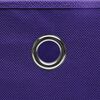 vidaXL Storage Boxes 10 pcs Purple 32x32x32 cm Fabric