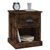 vidaXL Bedside Cabinets 2 pcs Smoked Oak 39x39x47.5 cm Engineered Wood