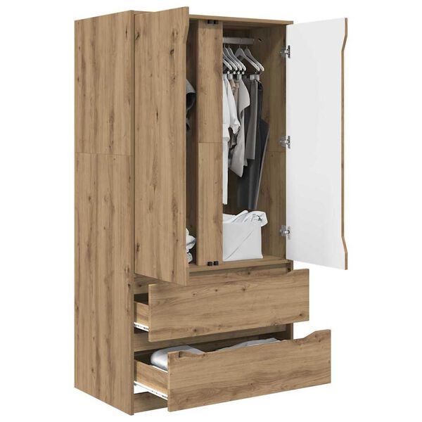vidaXL Bathroom Cabinet Artisan Oak 79.5 x 49 x 156 cm Engineered Wood