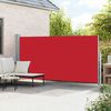 vidaXL Retractable Side Awning 160 x 500 cm Red