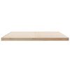 vidaXL Floor Bed Frame Natural 213.5 x 204 x 9 cm Solid Pine Wood