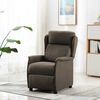 vidaXL Recliner Chair Taupe 67.5 x 93.5 x 101.5 cm Fabric