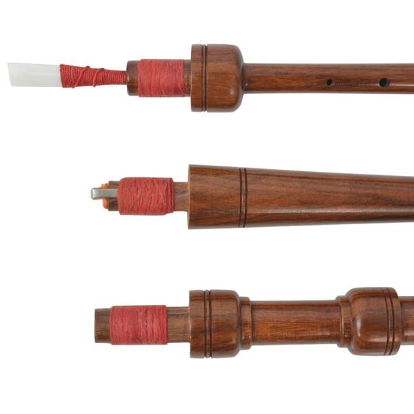 vidaXL Kid&rsquo;s Scottish Great Highland Bagpipes Red Royal Stewart Tartan