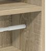 vidaXL Bathroom Cabinet with Roll Holder Sonoma Oak 20.5x22x90 cm