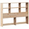 vidaXL Bookcase Bed without Mattress 140x190 cm Solid Wood