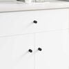 vidaXL Cabinet Knobs 968 pcs Black Iron