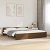 vidaXL Bed Frame without Mattress Honey Brown Solid Wood 200x200 cm