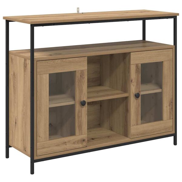 vidaXL Sideboard Artisan Oak 100 x 35 x 80 cm Engineered Wood