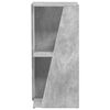 vidaXL Side Shelf Concrete Grey 33 x 32 x 70.5 cm Engineered Wood