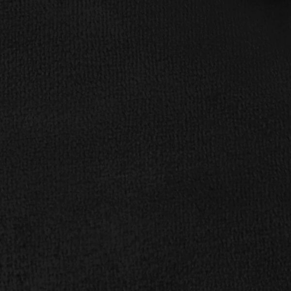 vidaXL Throw Blanket Black 130 x 150 cm Fleece