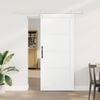 vidaXL Sliding Door ORKDAL White 86 x 198.5 cm Solid Pine Wood