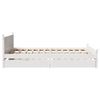 vidaXL Bed Frame without Mattress White 160x200 cm Solid Wood Pine