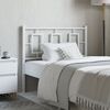 vidaXL Metal Replace Headboard White 100 cm