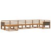 vidaXL Outdoor Sofa Set 7 pcs Natural Solid Acacia Wood