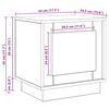 vidaXL Bedside Cabinet 2 pcs Old Wood 44 x 34.5 x 45 cm
