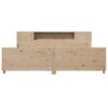 vidaXL Bed Frame without Mattress 200x200 cm Solid Wood Pine