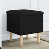 vidaXL Storage Bench Black 42x42x46 cm Engineered Wood