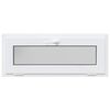 vidaXL Basement Window RISOR 100x40 cm Tilt 3 Glazing White