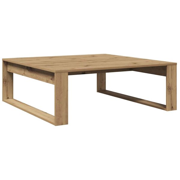 vidaXL Coffee Table Artisan Oak 100x100x35 cm Engineered Wood