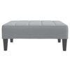 vidaXL Footstool Light Grey 77x55x31 cm Fabric
