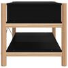 vidaXL Coffee Table Black 82x48x45 cm Engineered Wood