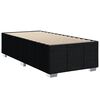 vidaXL Bed Frame without Mattress Black 90x190 cm Single Fabric