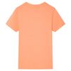 Kids' T-shirt with Short Sleeves Neon Orange 104