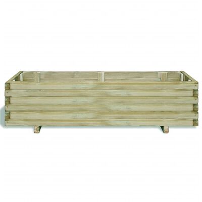 vidaXL Raised Bed 120x40x30 cm Wood Rectangular