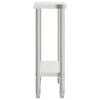 vidaXL Kitchen Work Table 110x30x85 cm Stainless Steel