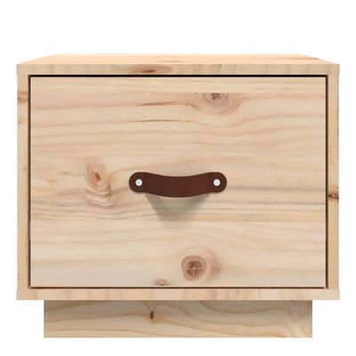 vidaXL Bedside Cabinet 40x34x35 cm Solid Wood Pine