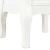 vidaXL Bedside Cabinet 2 pcs White 35x30x49 cm MDF