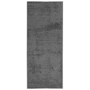 vidaXL Area Rugs Rectangular PALMERAS Anthracite 150 x 80 cm Polyester