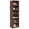 vidaXL Highboard Brown Oak 50x41x185 cm Engineered Wood