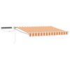vidaXL Electric Retractable Awning Multicolour 2.5 x 2 m
