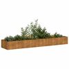 vidaXL Planter Rusty 360x80x40 cm Weathering Steel