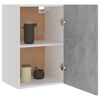 vidaXL Hanging Cabinet Lyon Concrete Grey 39.5x31x60 cm Engineered Wood