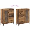 vidaXL Sideboard Old Wood 69.5 x 34 x 90 cm Engineered Wood and Iron