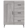 vidaXL Sideboard Grey Sonoma 69.5x34x90 cm Engineered Wood