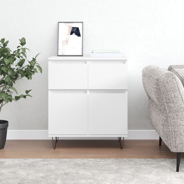 vidaXL Sideboard White 60x35x70 cm Engineered Wood