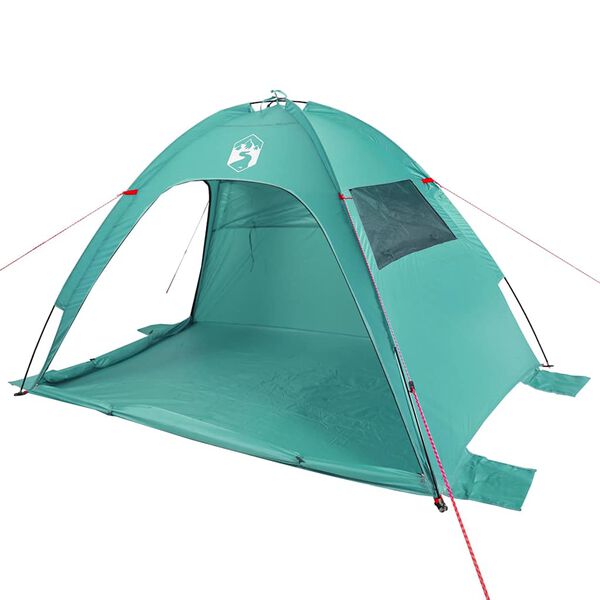 vidaXL Beach Tent Sea Green Waterproof