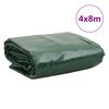 vidaXL Tarpaulin Green 4x8 m 650 g/m²