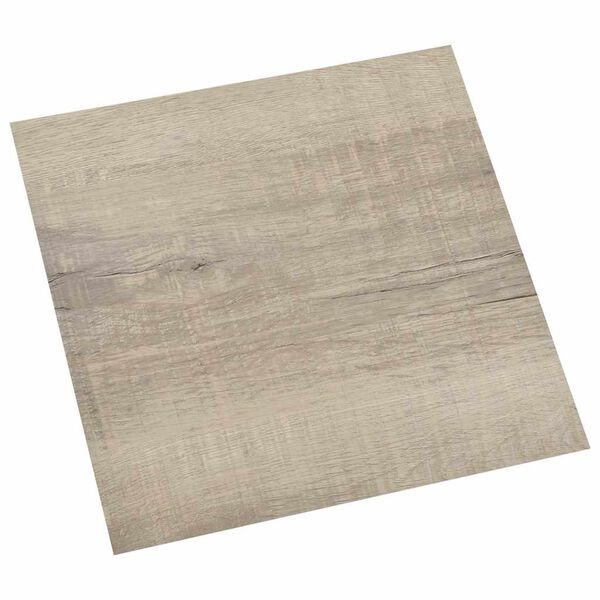 vidaXL Self-adhesive Flooring Planks 55 pcs PVC 5.11 m² Taupe