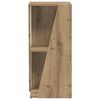 vidaXL Side Shelf Artisan Oak 33 x 32 x 70.5 cm Engineered Wood