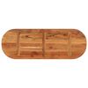 vidaXL Table Top 110x40x2.5 cm Oval Solid Wood Acacia
