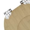 vidaXL Soft-Close Toilet Seat Light Bamboo Color 44 x 38 cm MDF board